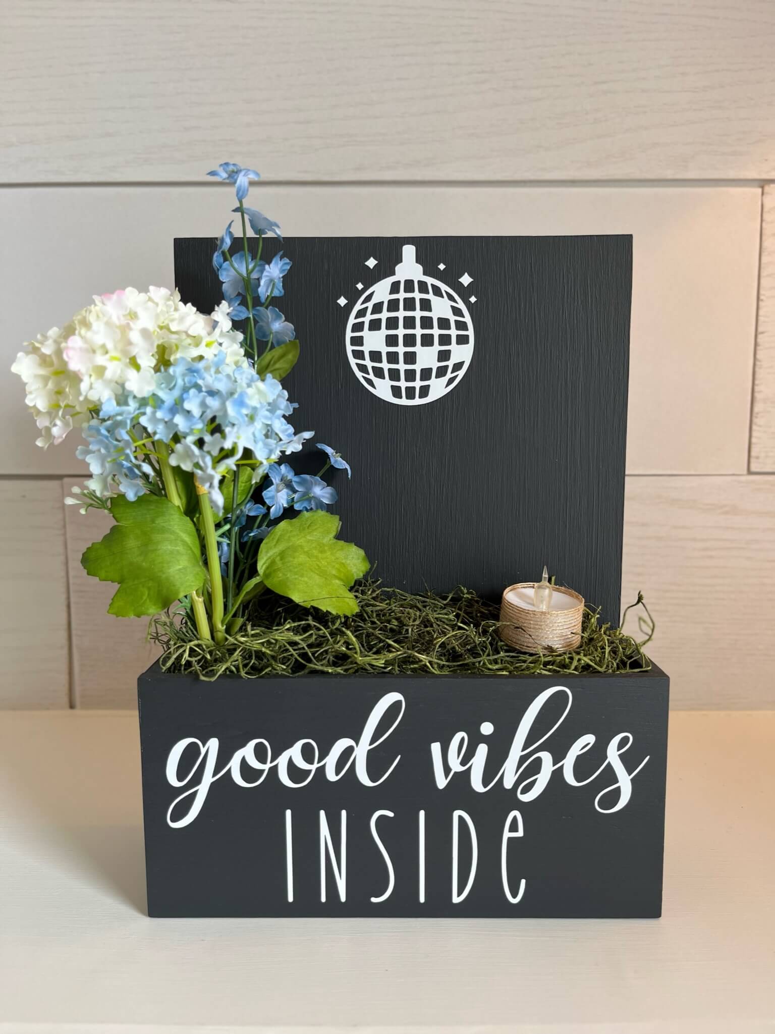 Interior Door Sign with Refillable Box