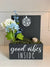 Interior Door Sign with Refillable Box