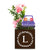 Little Envy Wreath Monogram Box