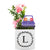 Little Envy Wreath Monogram Box