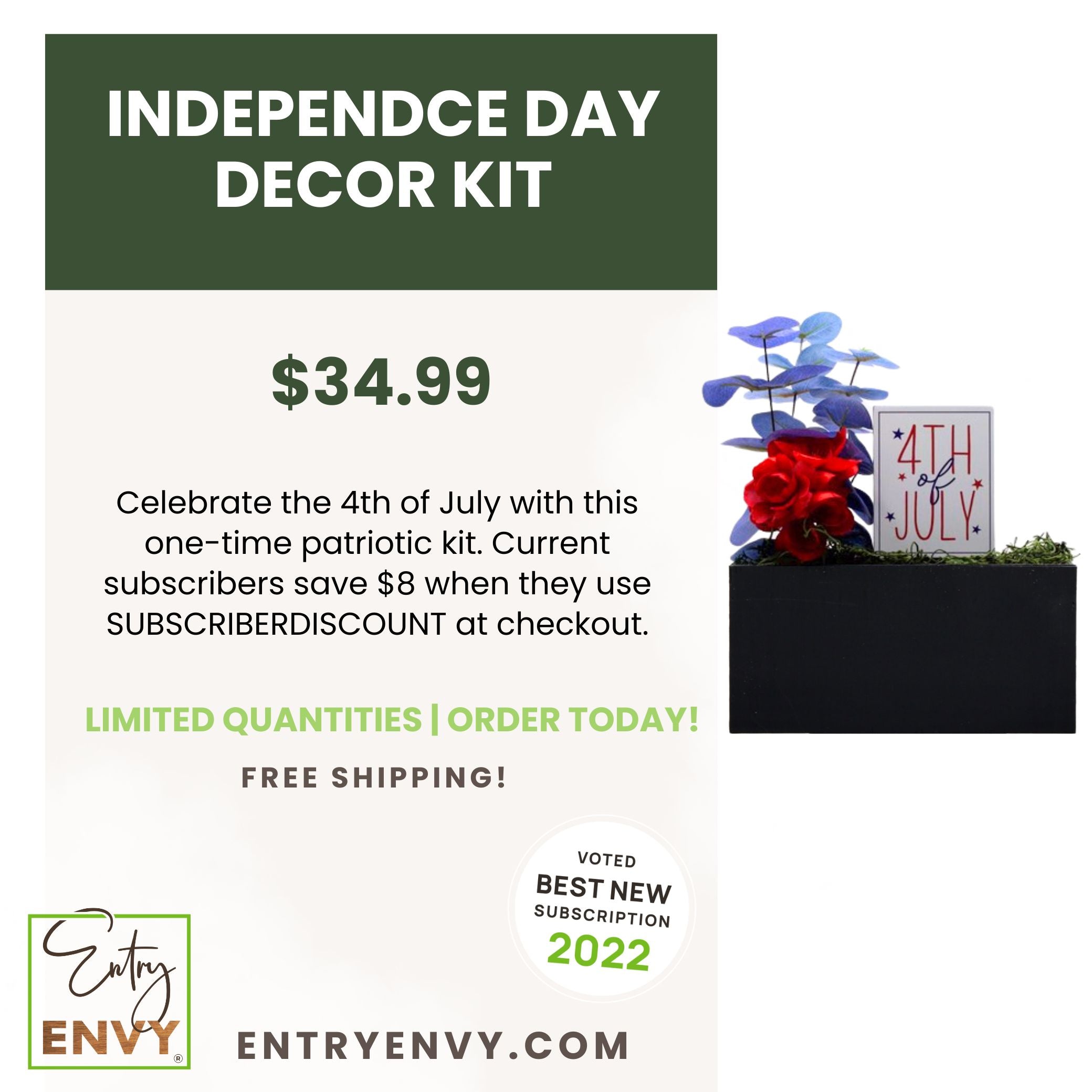 Special Occasion Decor Kit (one time purchase)