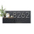 Horizontal House Number Sign with Refillable Box