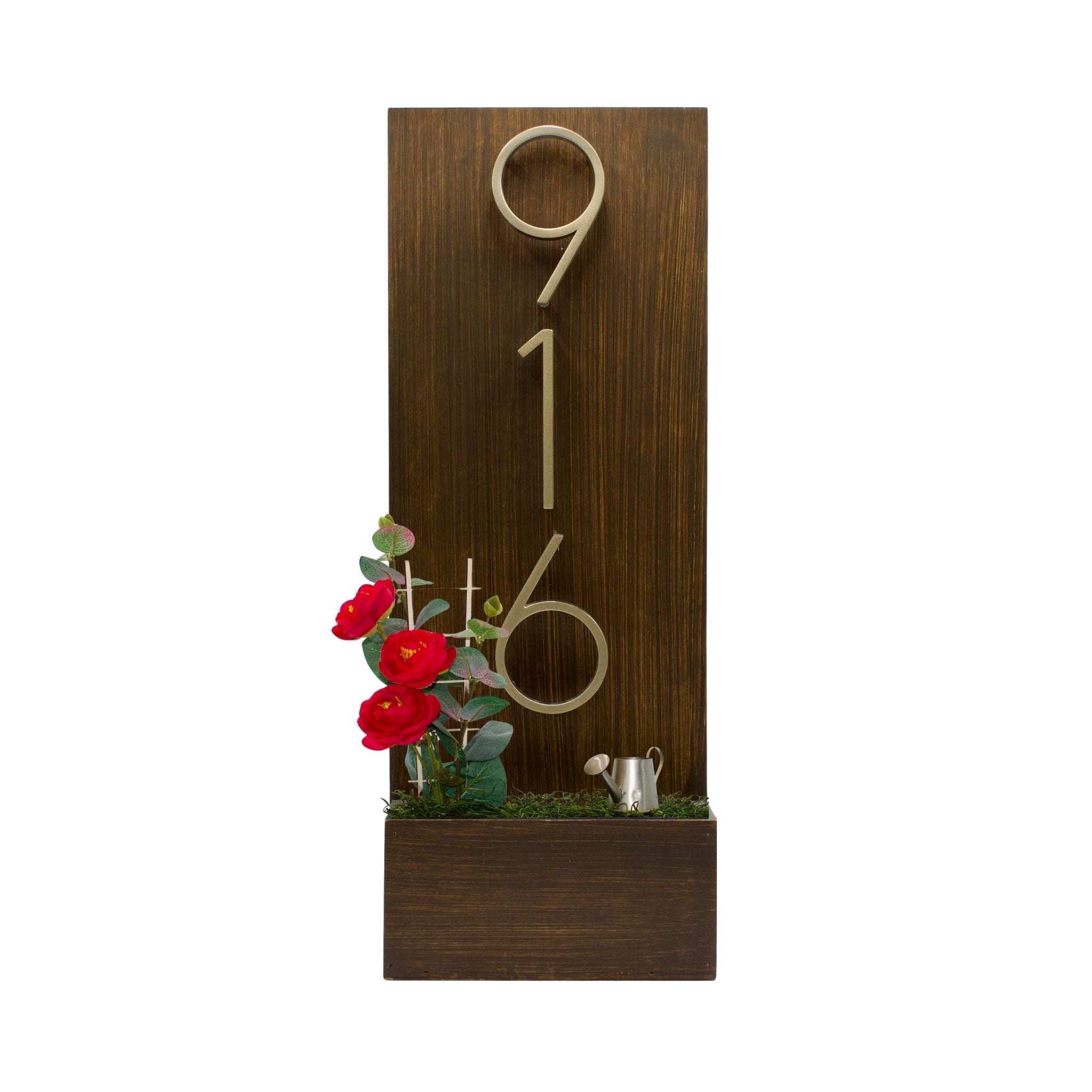 Vertical House Number Sign