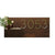 Horizontal House Number Sign with Refillable Box