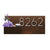 Horizontal House Number Sign with Refillable Box