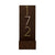 Brown wooden vertical house number sign featuring raised modern gold numbers 172.