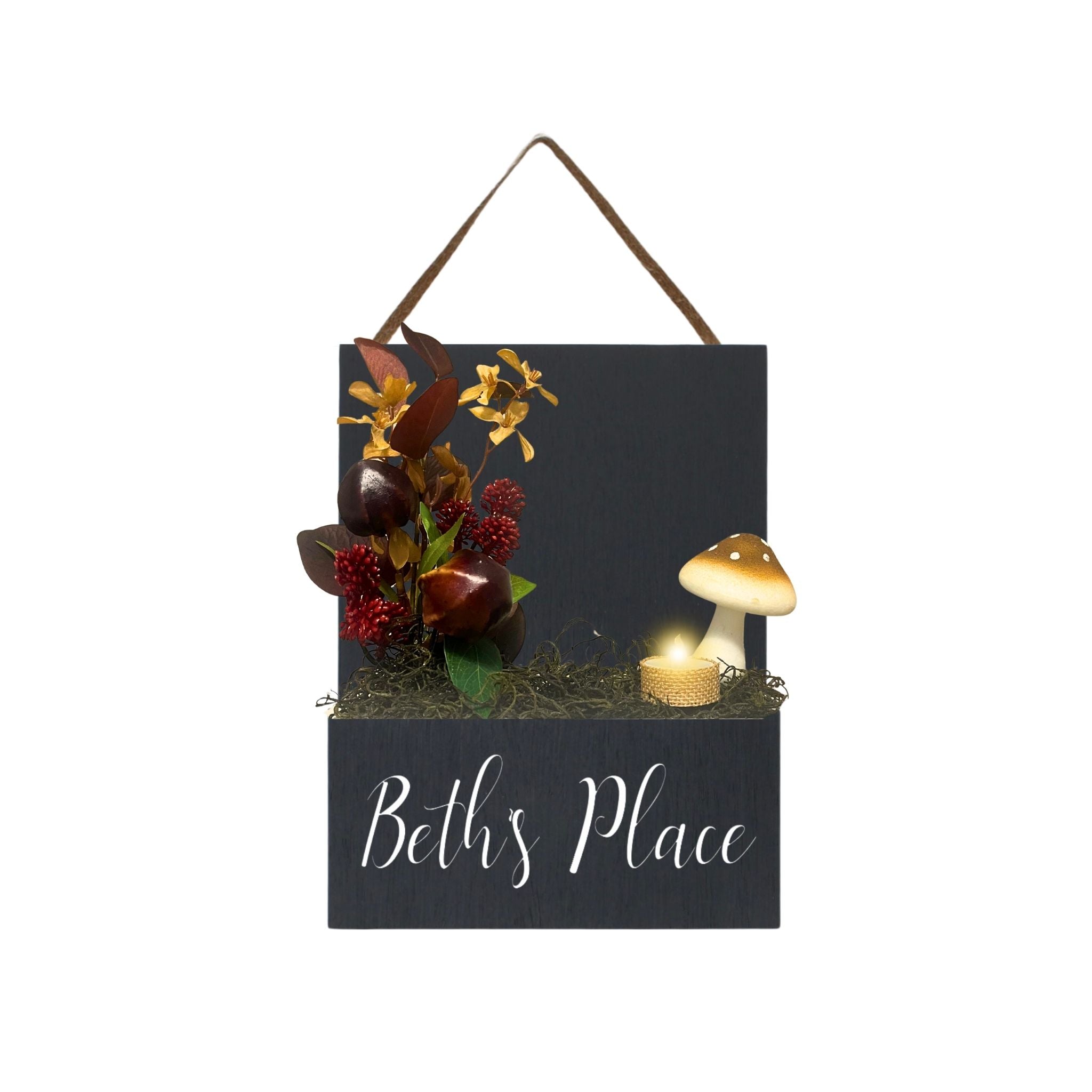 Interior Door Sign with Refillable Box