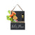 Interior Door Sign with Refillable Box