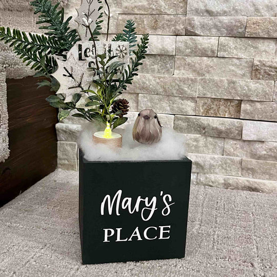 Black Little Envy with personalized first name for assisted living  for the perfect Christmas Gift