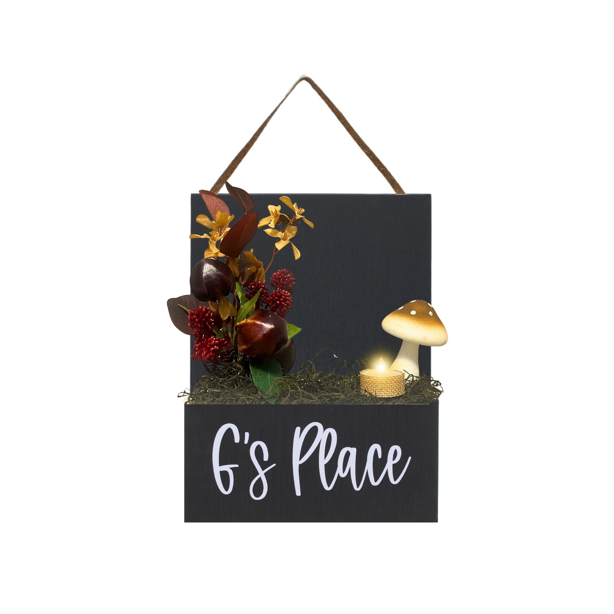 Interior Door Sign with Refillable Box