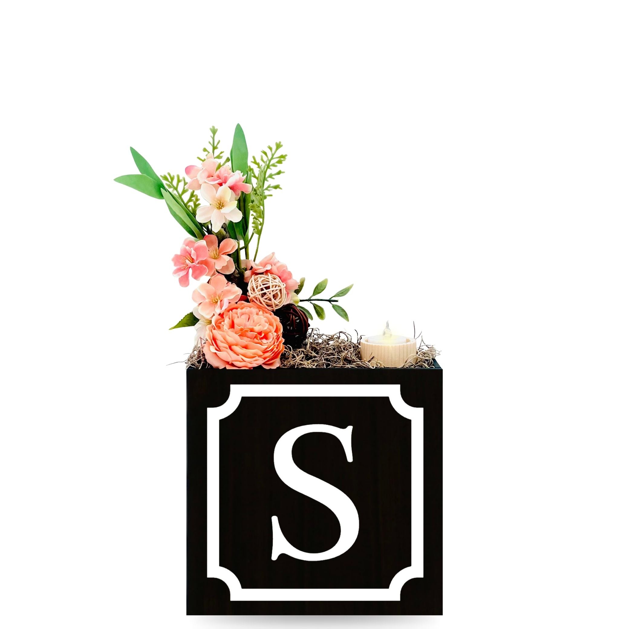 Little Envy Custom Beveled Monogram Box