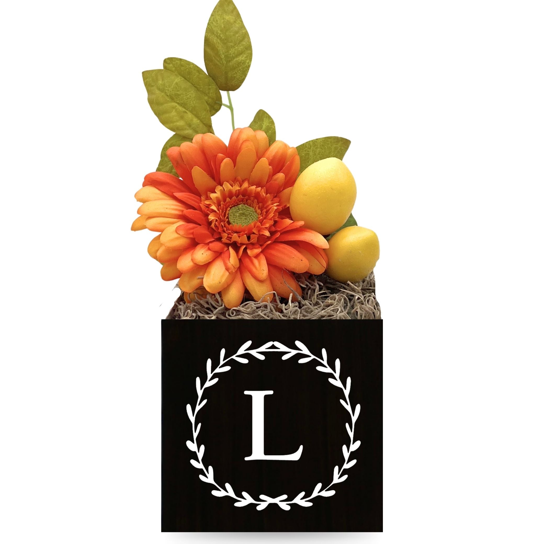 Little Envy Wreath Monogram Box