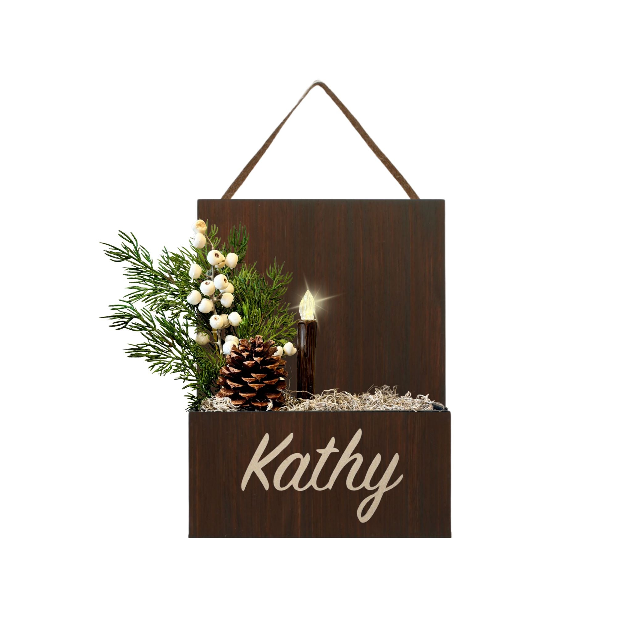 Interior Door Sign with Refillable Box