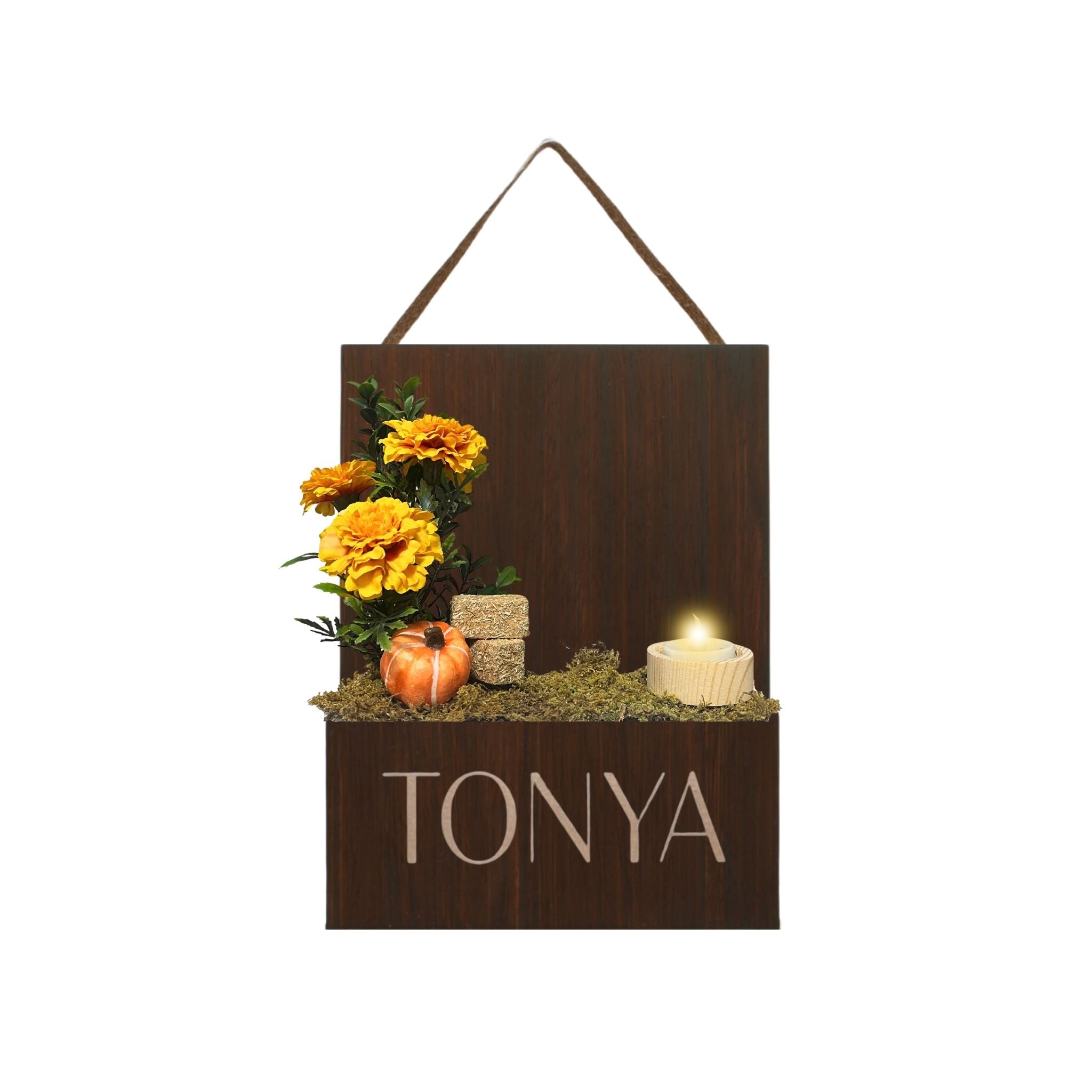 Interior Door Sign with Refillable Box