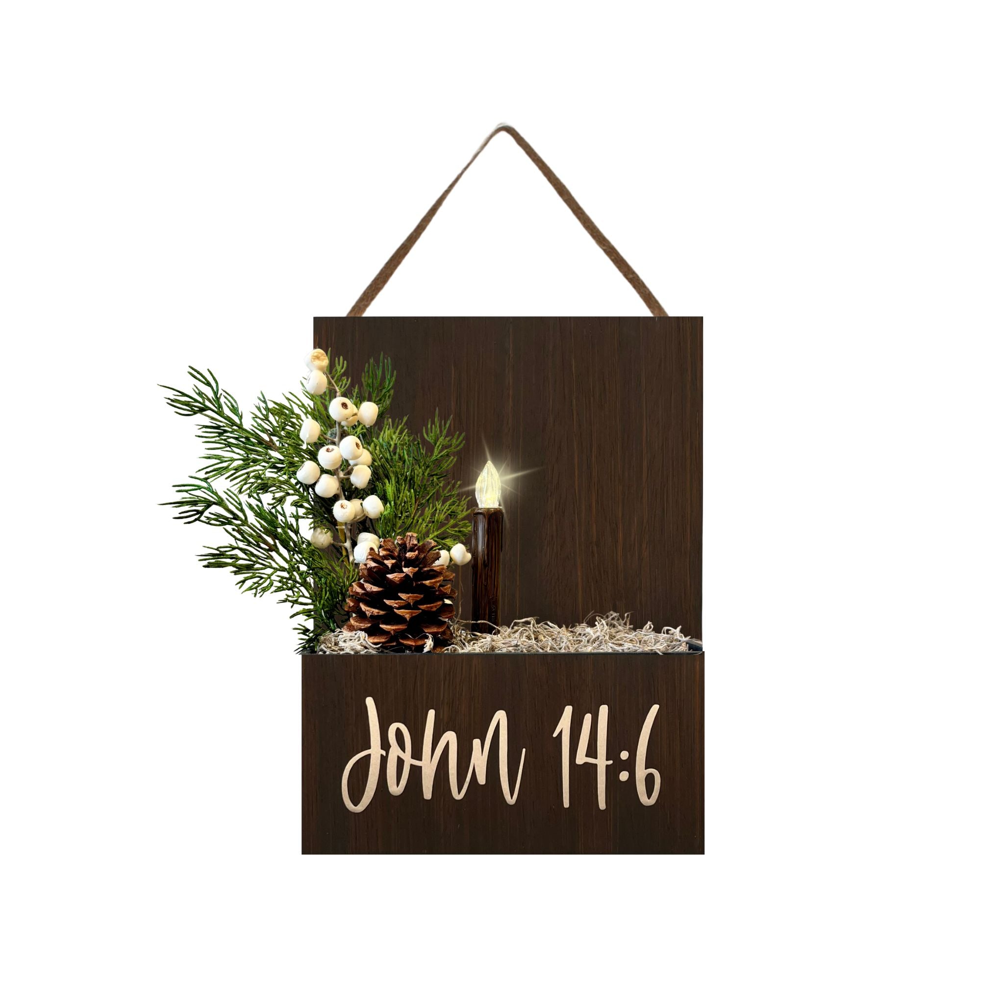 Interior Door Sign with Refillable Box