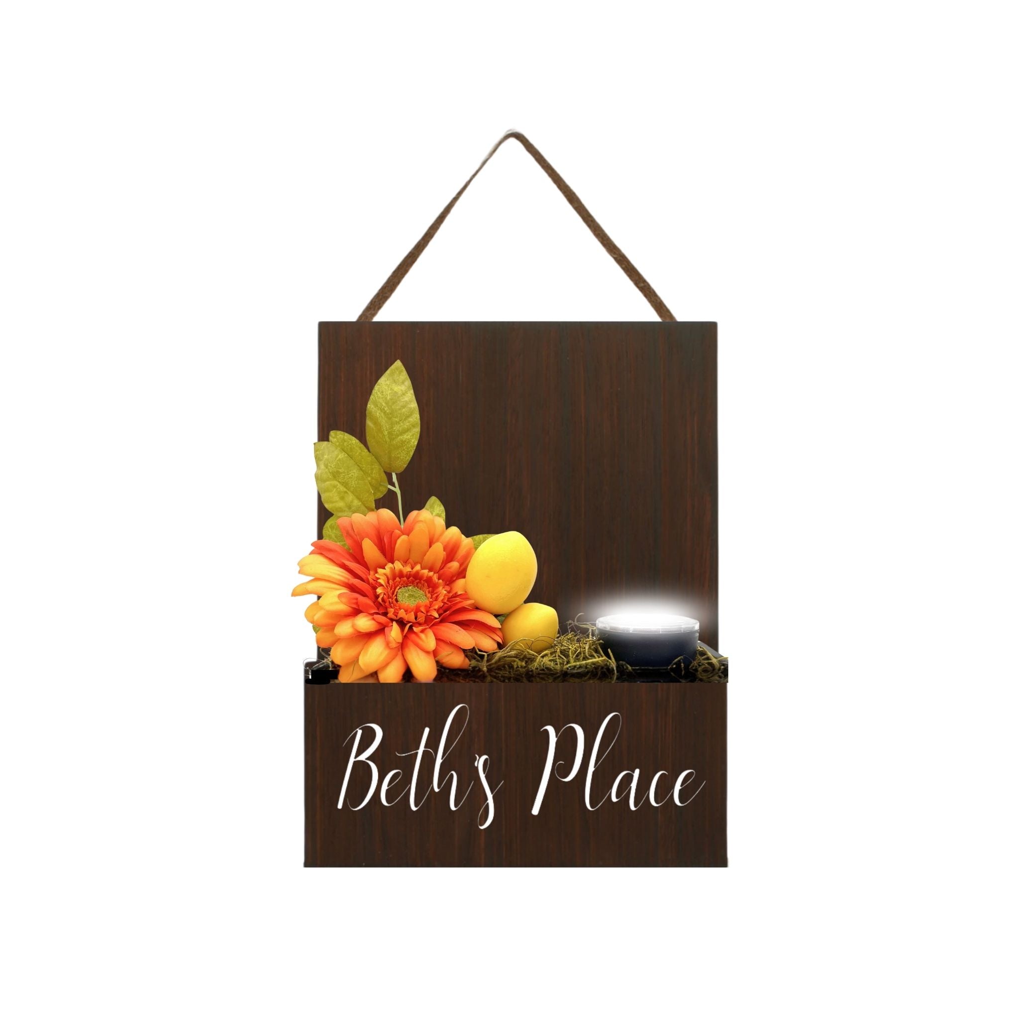 Interior Door Sign with Refillable Box