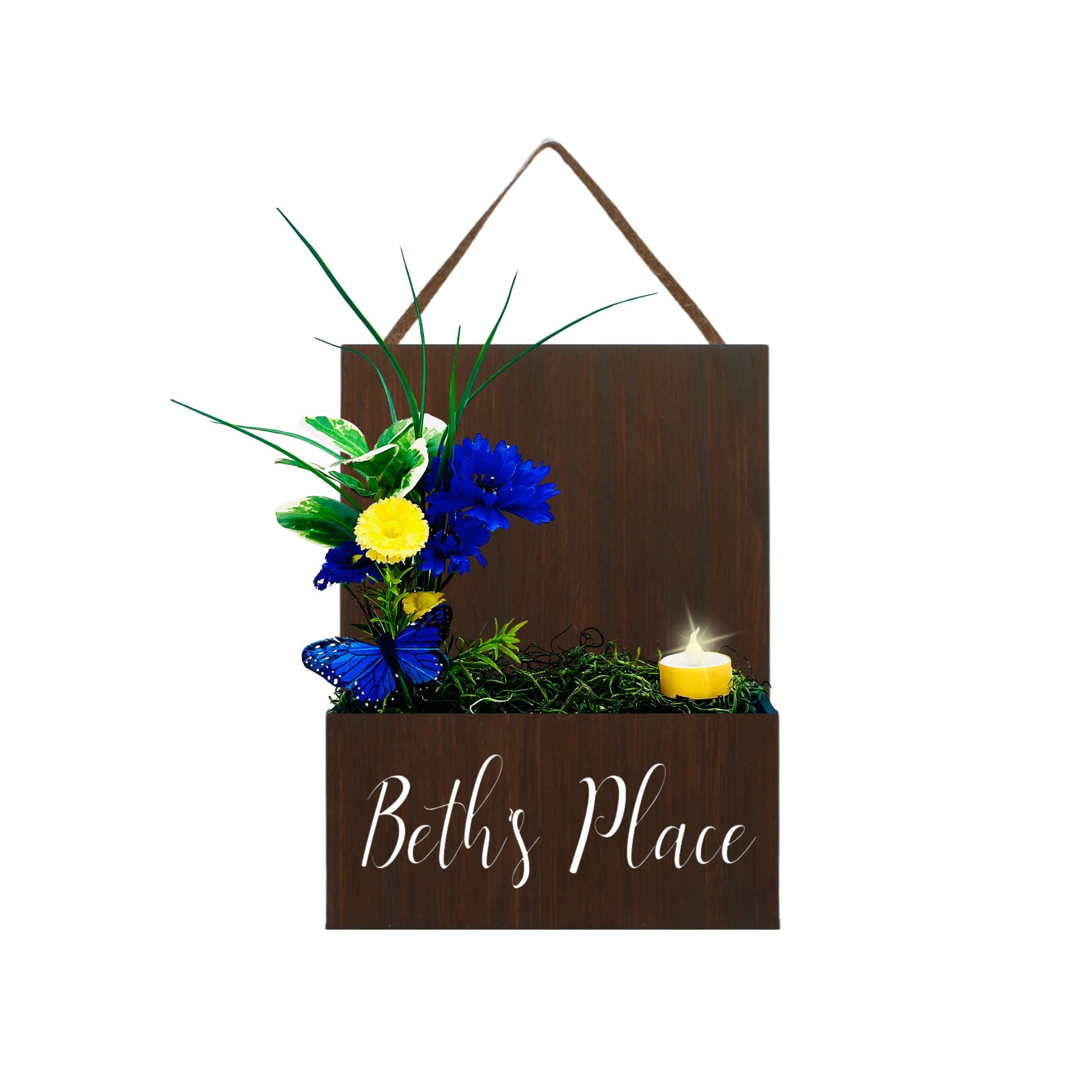 Interior Door Sign with Refillable Box