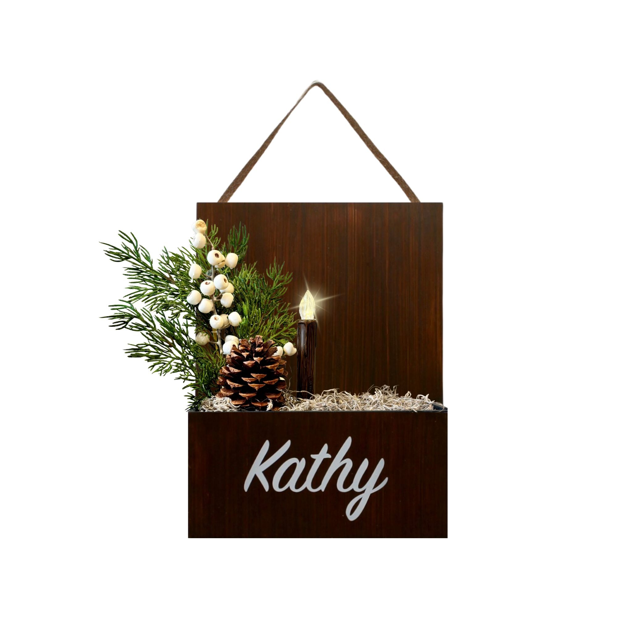 Interior Door Sign with Refillable Box