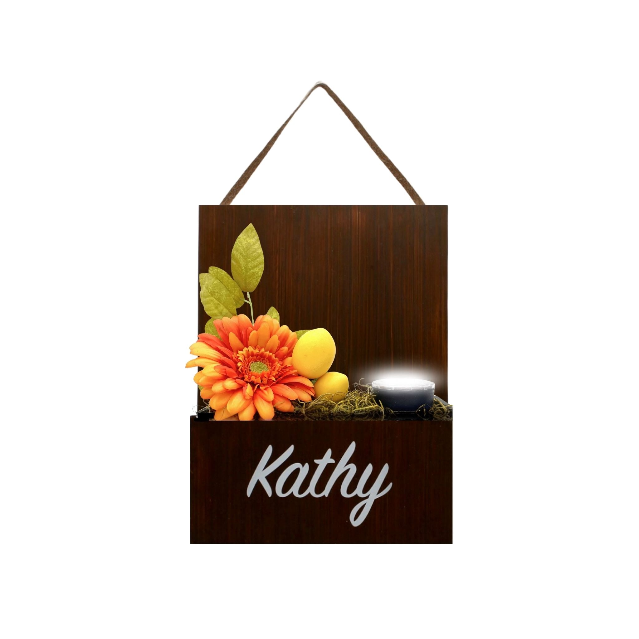 Interior Door Sign with Refillable Box