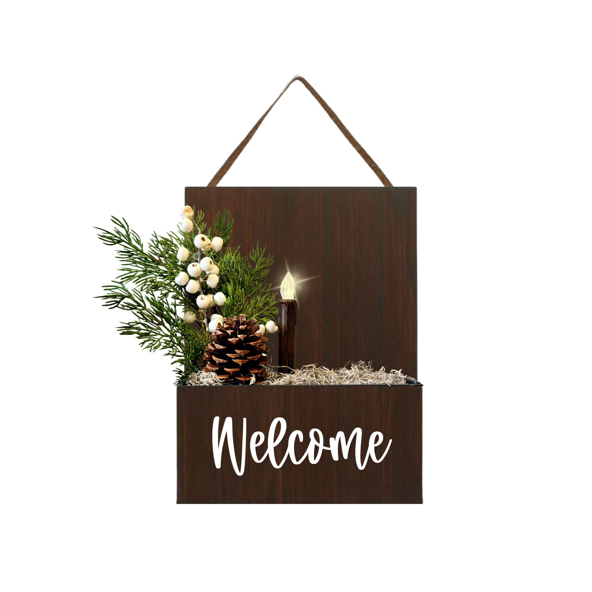 Interior Door Sign with Refillable Box