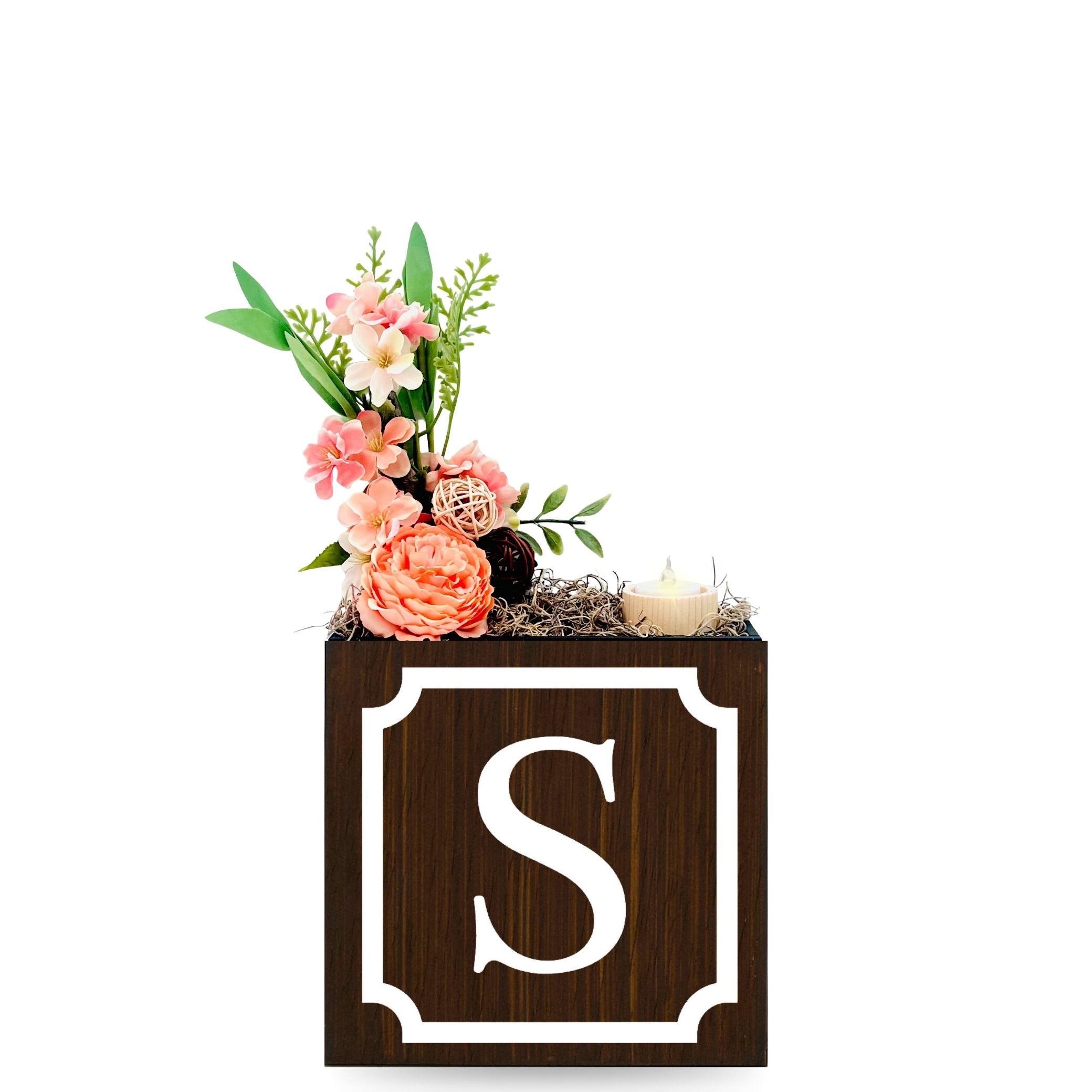 Little Envy Custom Beveled Monogram Box