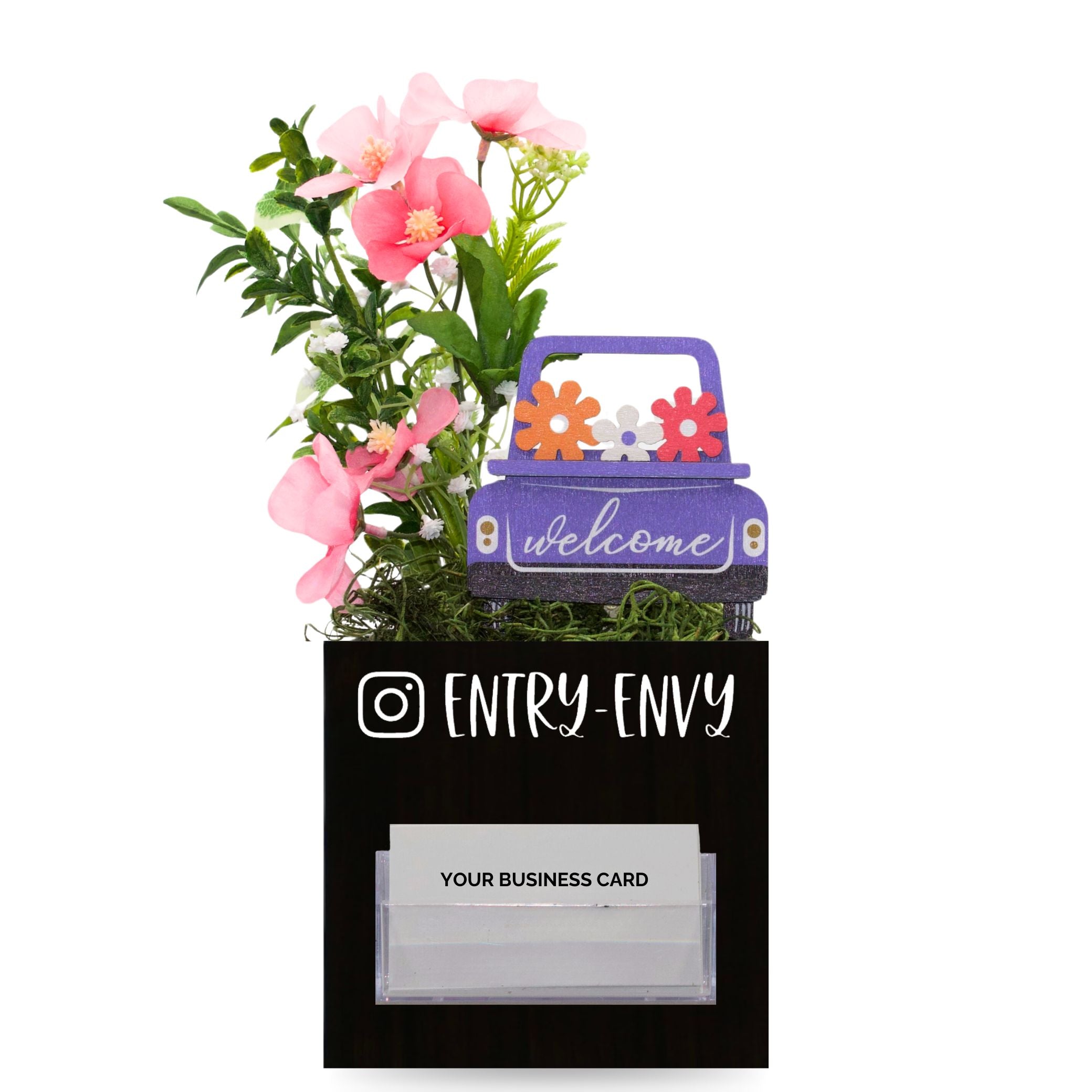Business Envy Card Holder with Social Handle (optional)