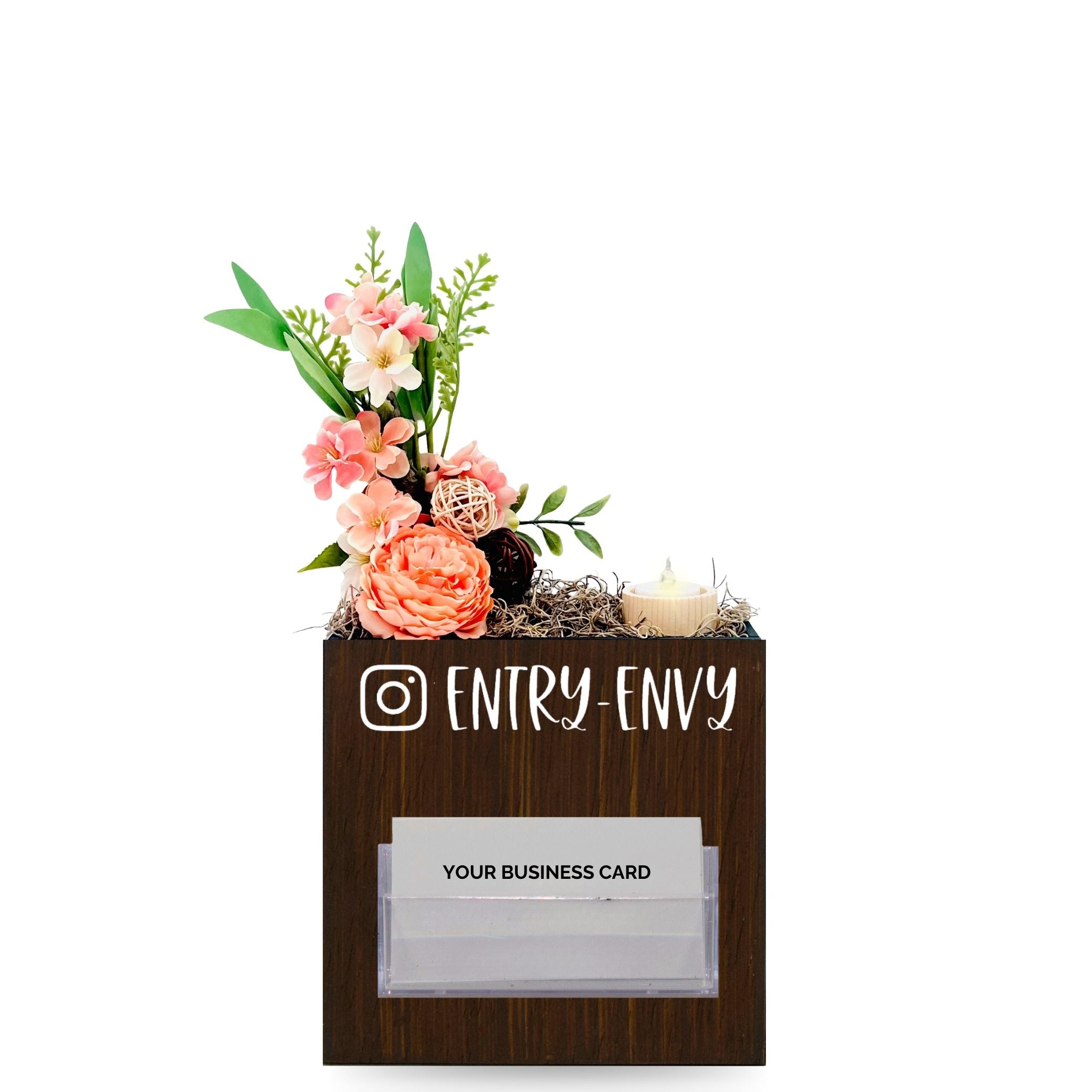Business Envy Card Holder with Social Handle (optional)