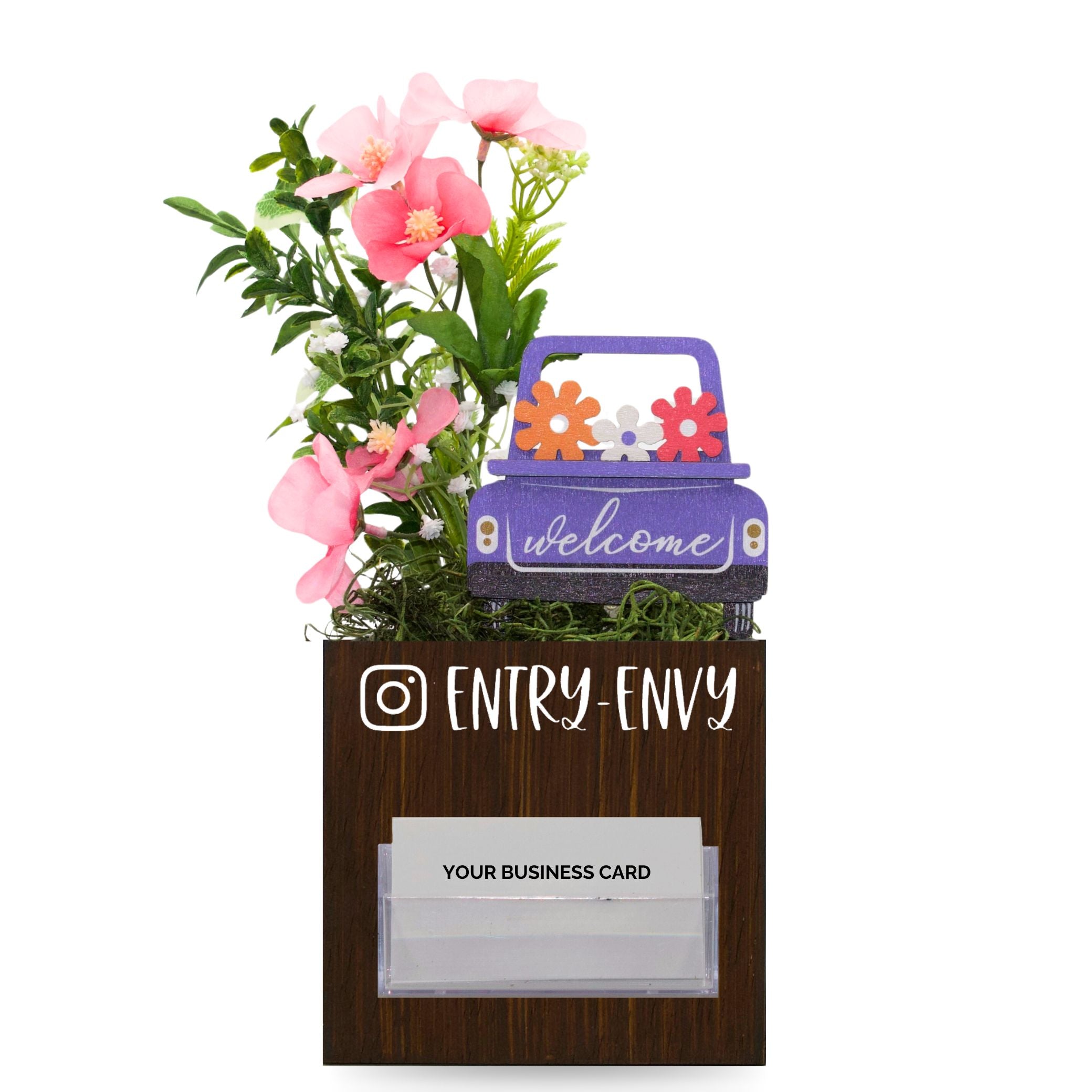 Business Envy Card Holder with Social Handle (optional)