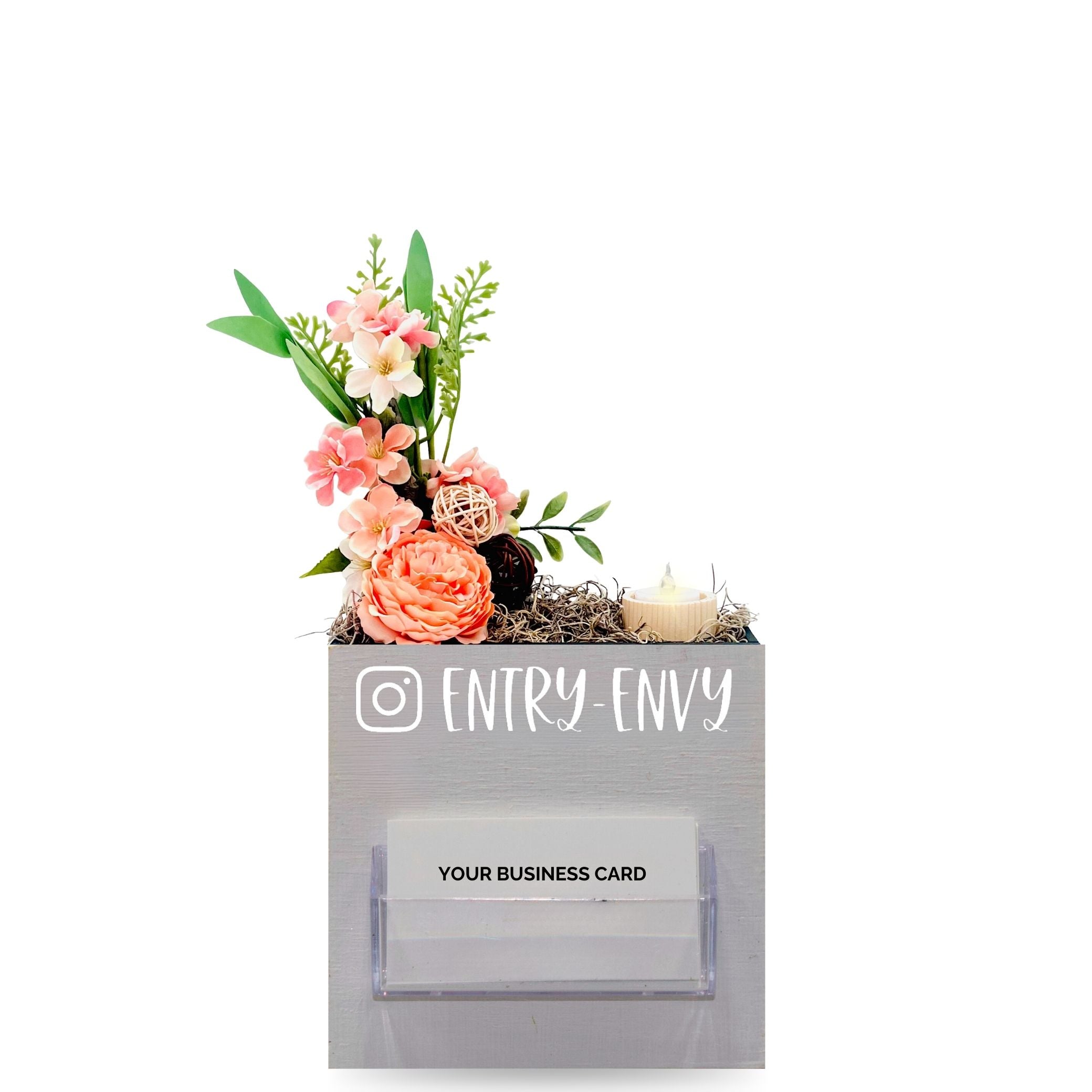 Business Envy Card Holder with Social Handle (optional)