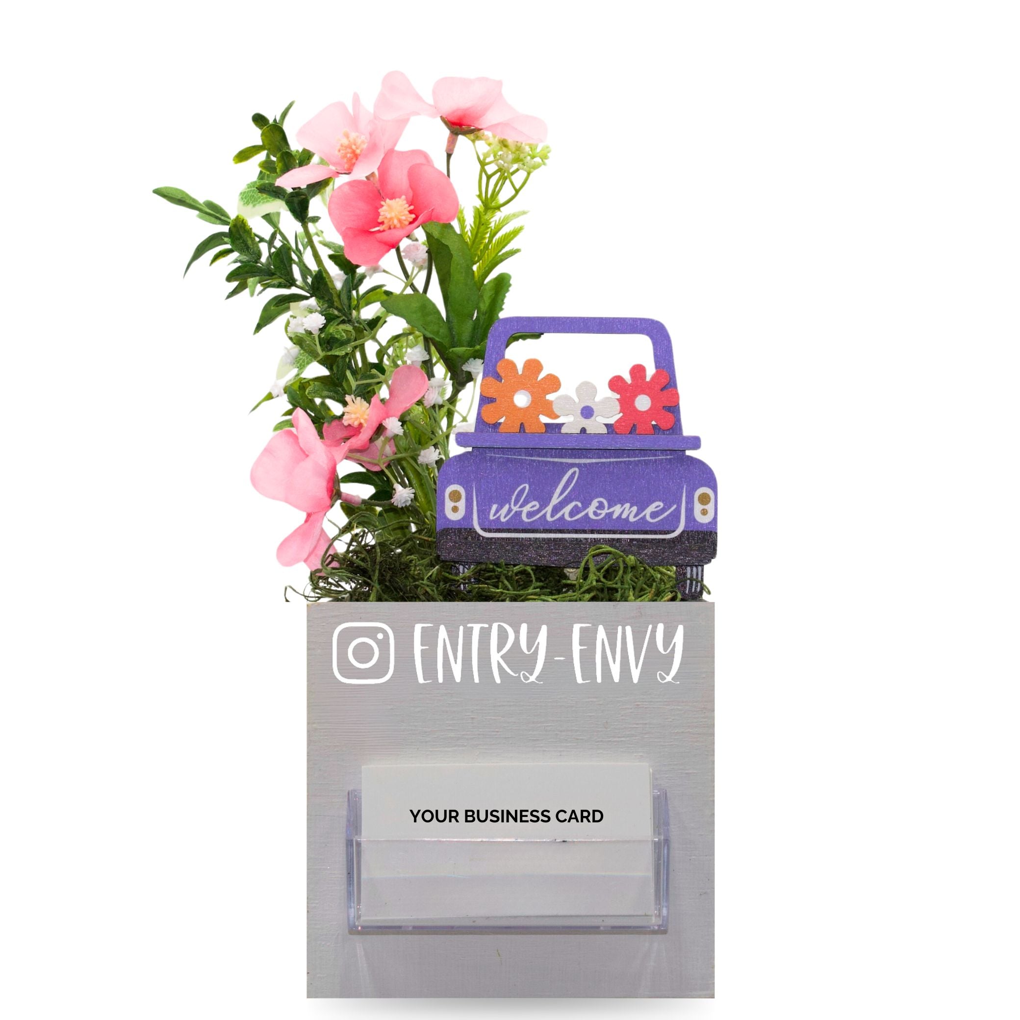 Business Envy Card Holder with Social Handle (optional)