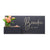 Horizontal Custom House Sign with Refillable Box