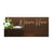 Horizontal Custom House Sign with Refillable Box
