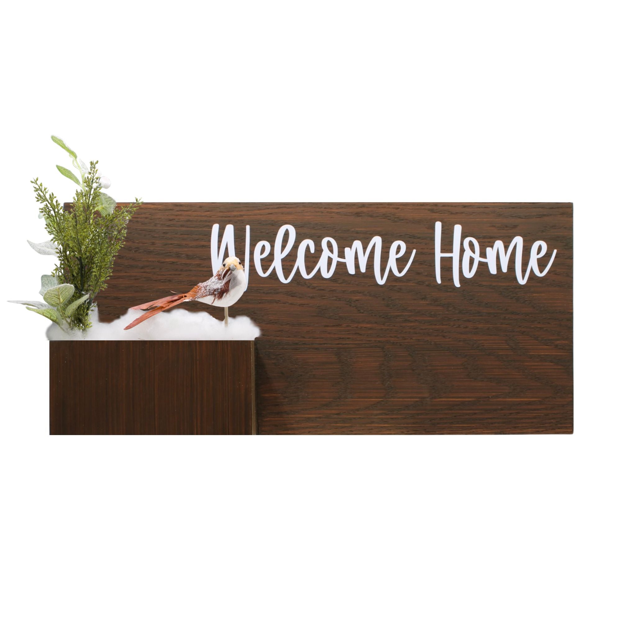 Horizontal Custom House Sign with Refillable Box