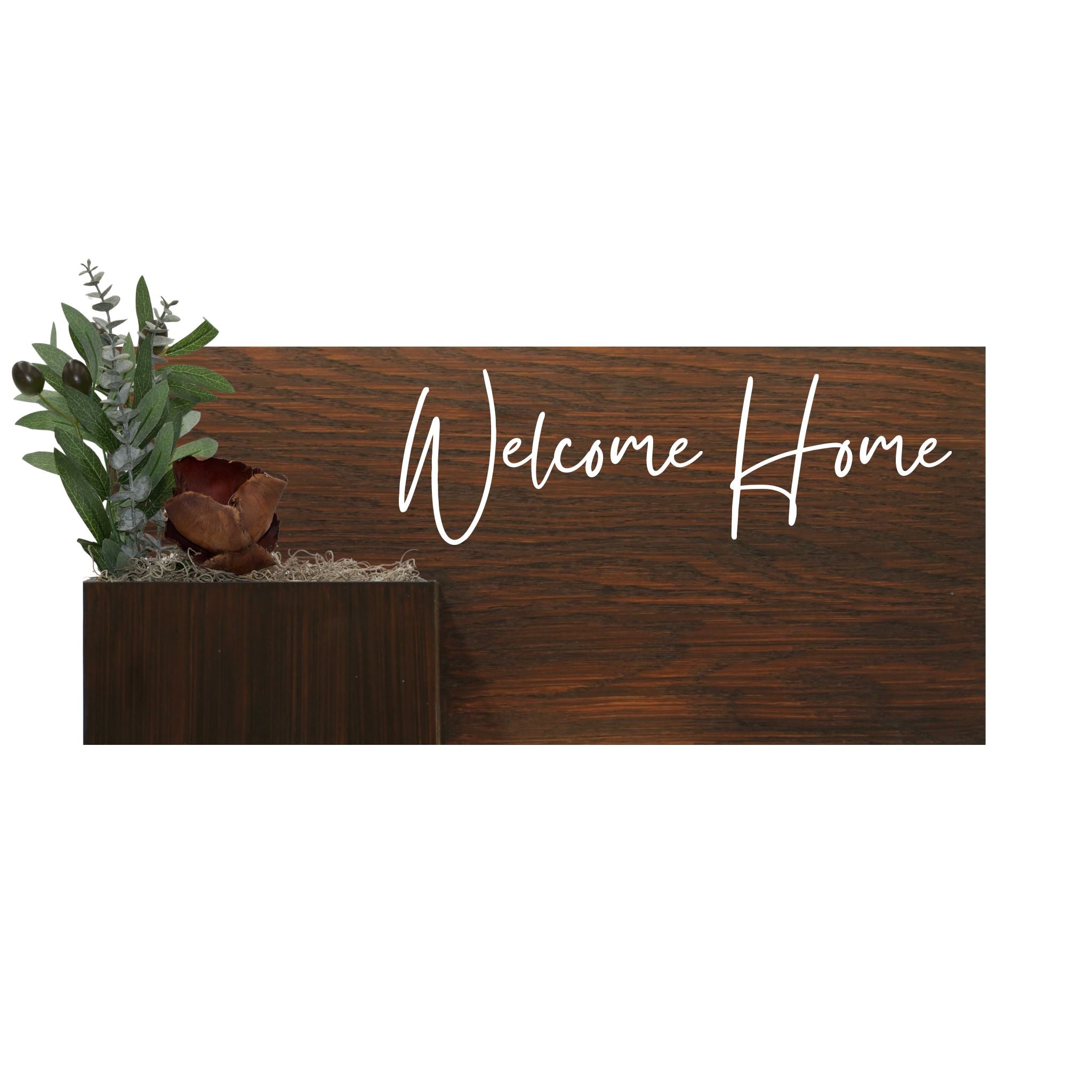 Horizontal Custom House Sign with Refillable Box