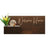Horizontal Custom House Sign with Refillable Box