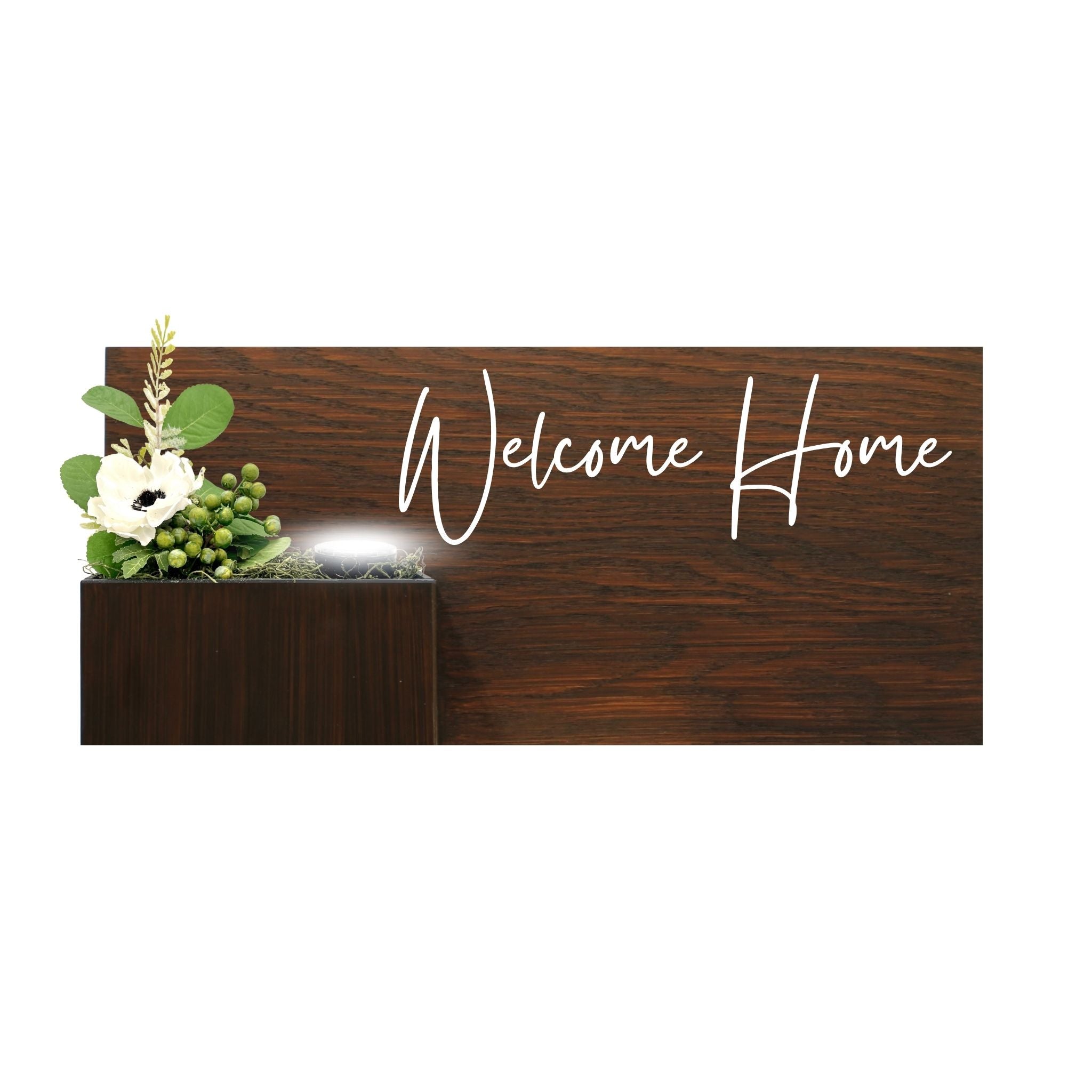 Horizontal Custom House Sign with Refillable Box