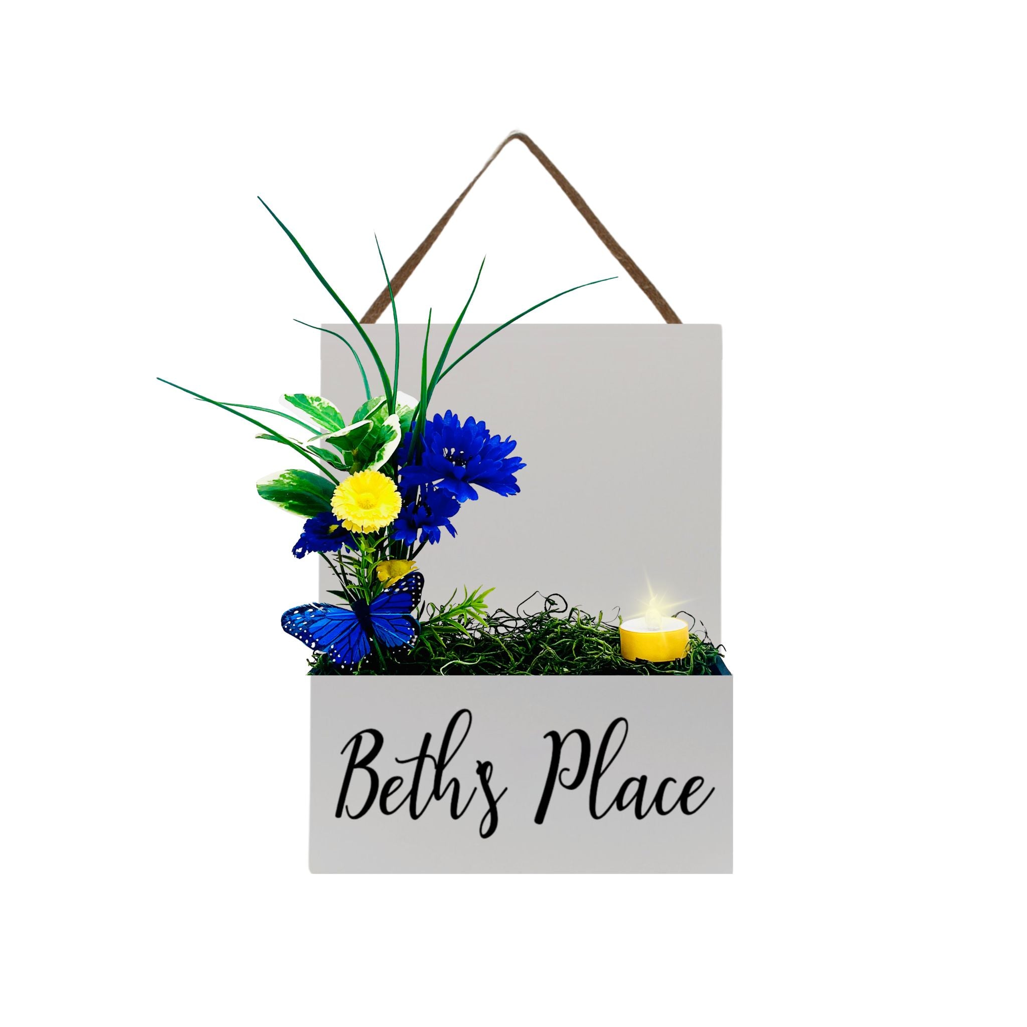 Interior Door Sign with Refillable Box