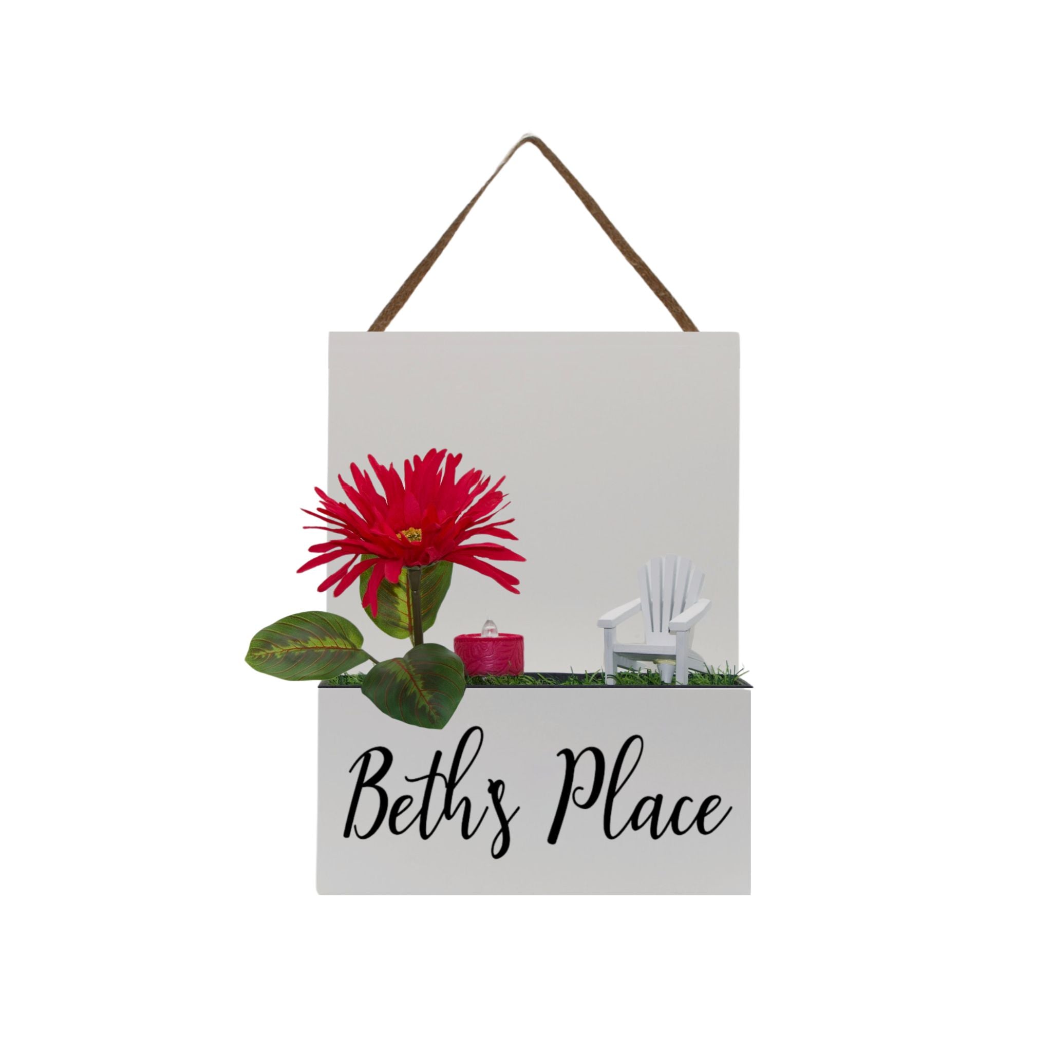 Interior Door Sign with Refillable Box