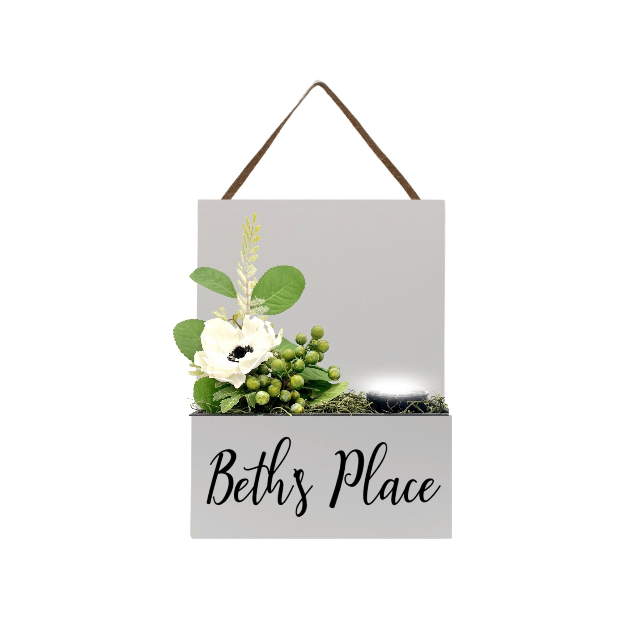Interior Door Sign with Refillable Box