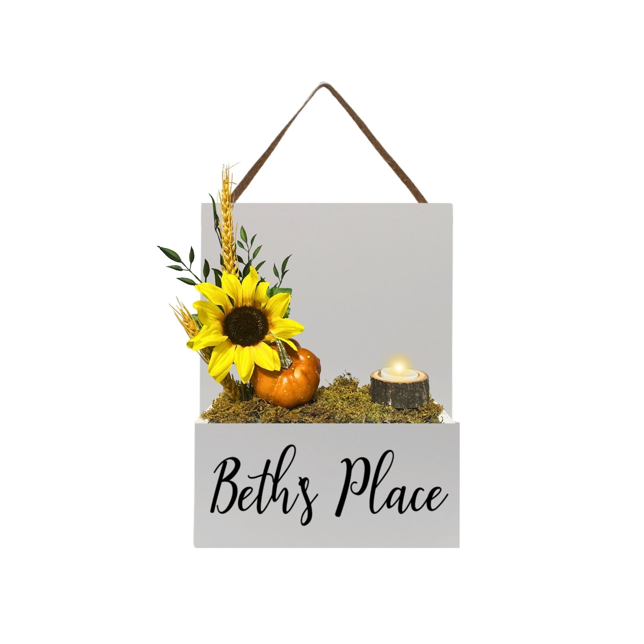 Interior Door Sign with Refillable Box