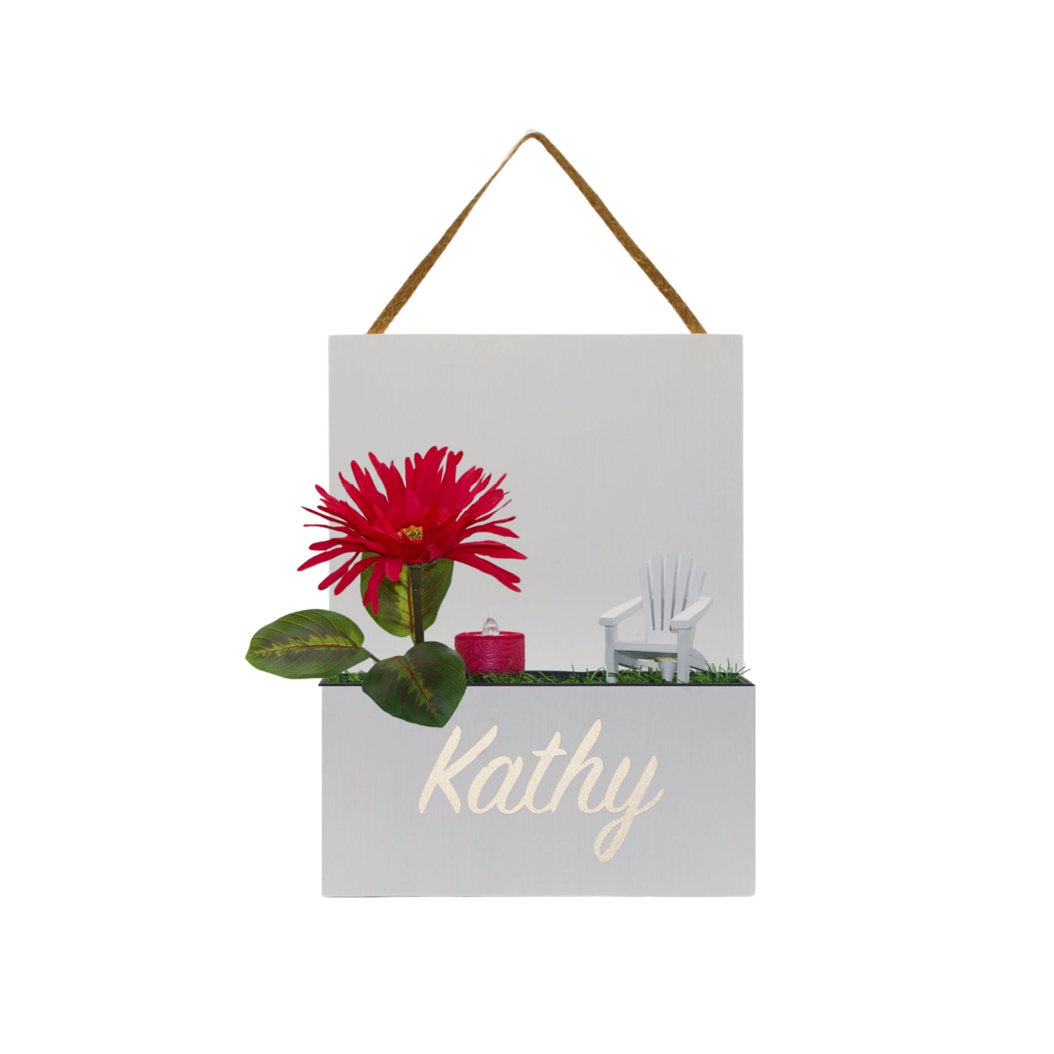 Interior Door Sign with Refillable Box