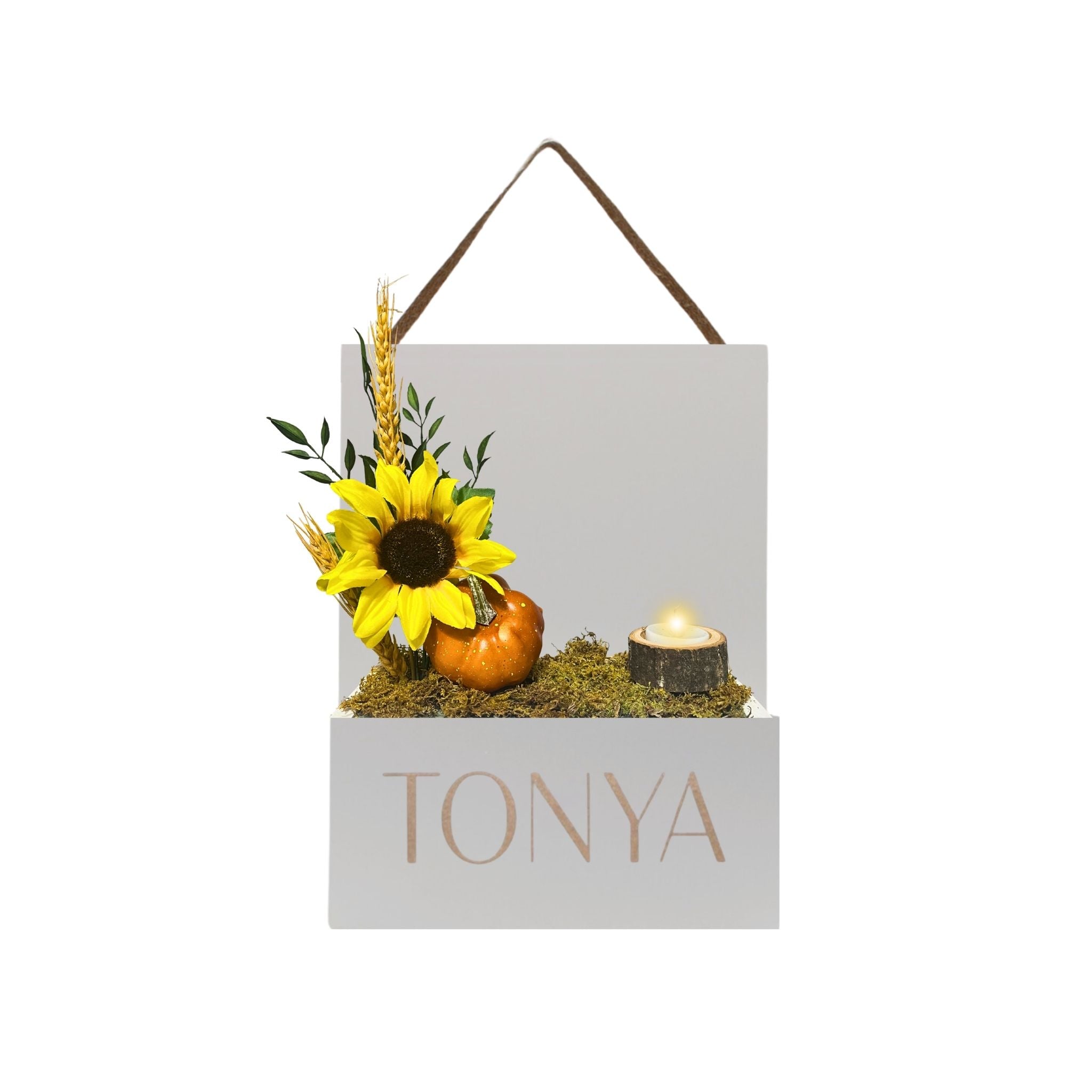 Interior Door Sign with Refillable Box