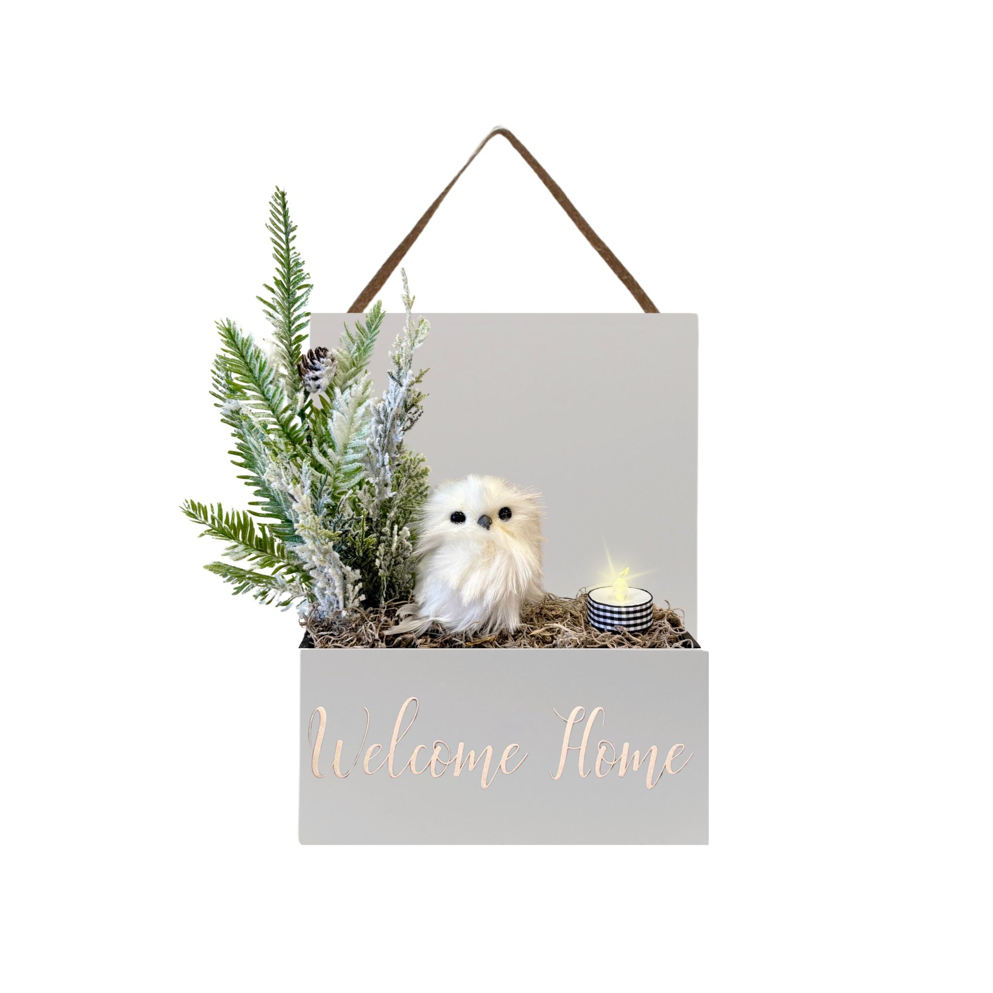 Interior Door Sign with Refillable Box