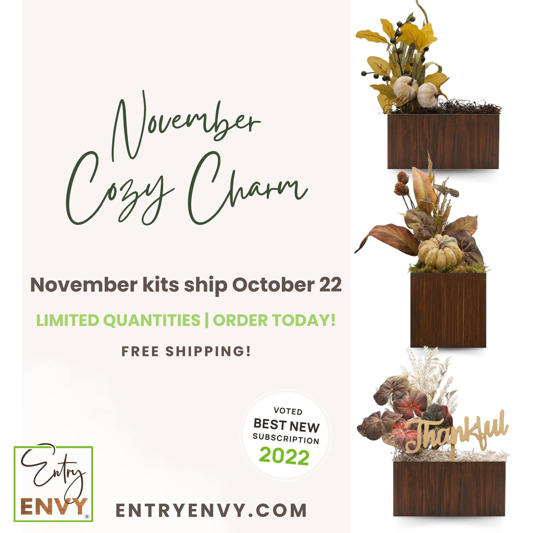 November Refill Decor Kit (one time purchase)