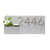 Horizontal House Number Sign with Refillable Box