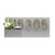 Horizontal House Number Sign with Refillable Box