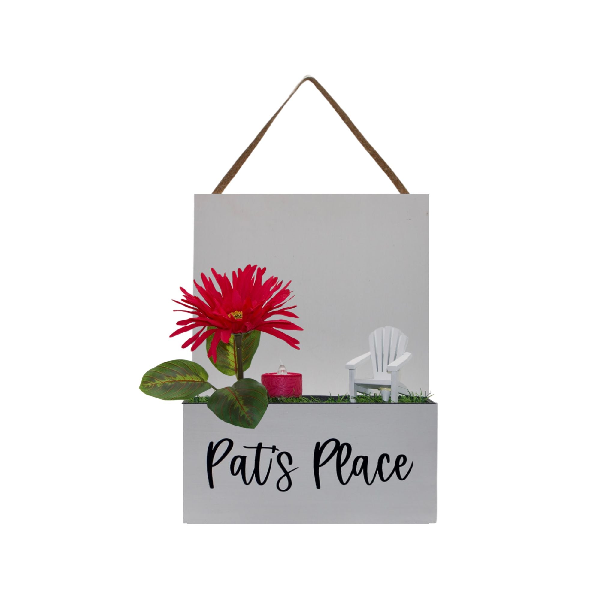 Interior Door Sign with Refillable Box