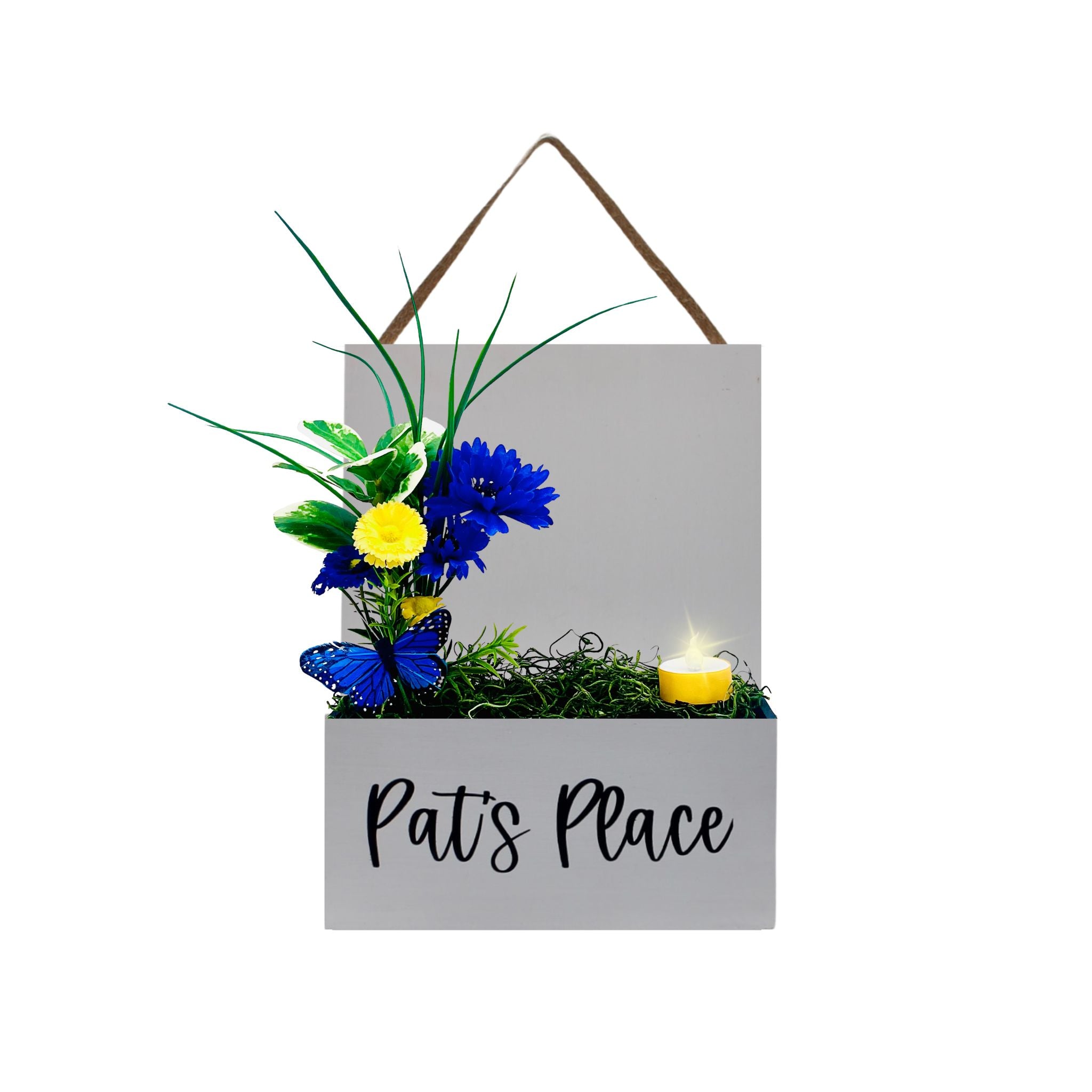 Interior Door Sign with Refillable Box