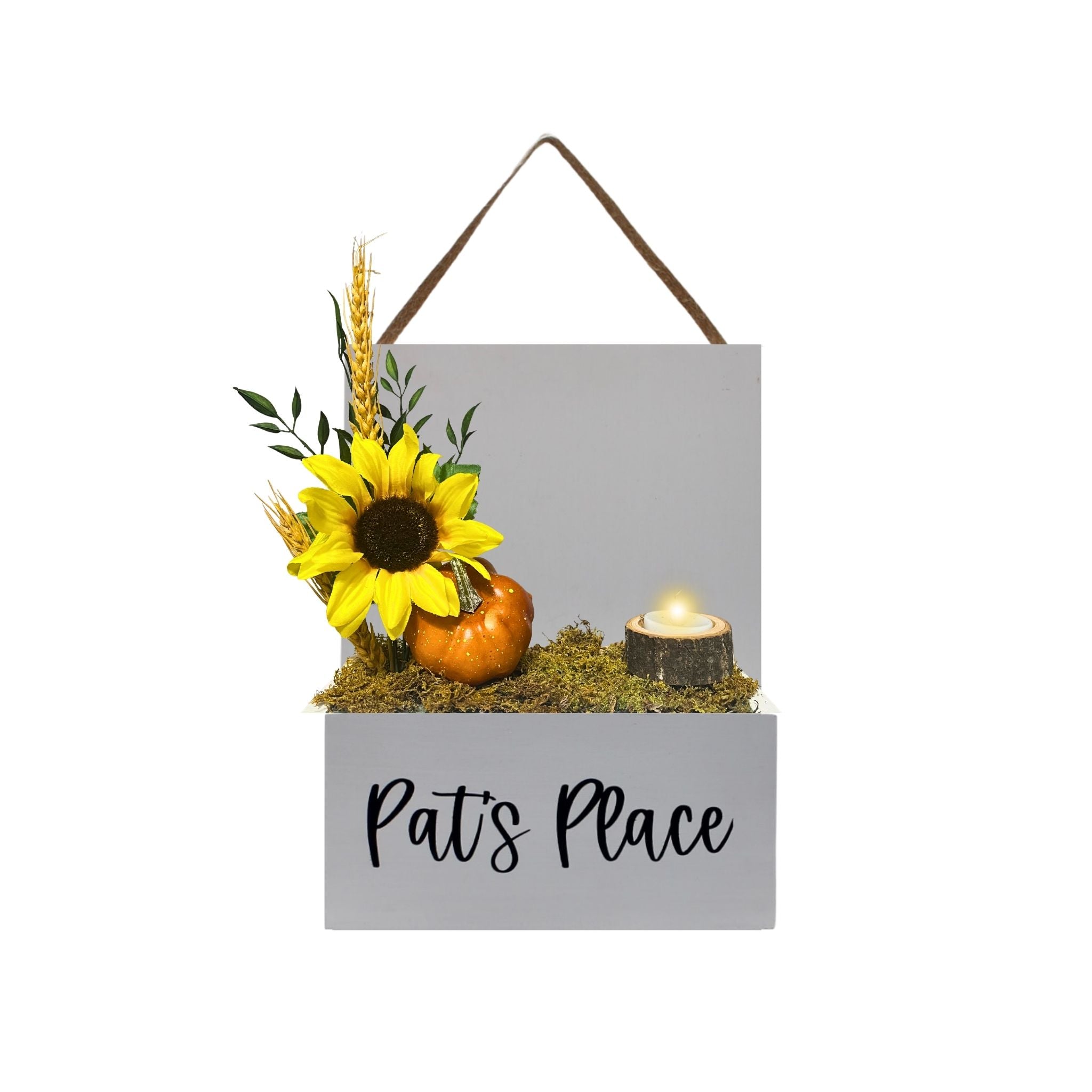 Interior Door Sign with Refillable Box