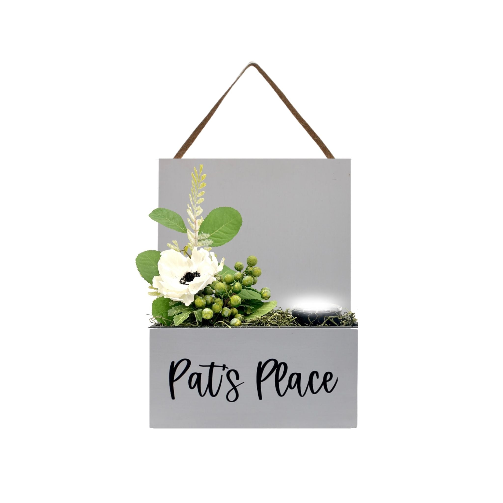 Interior Door Sign with Refillable Box